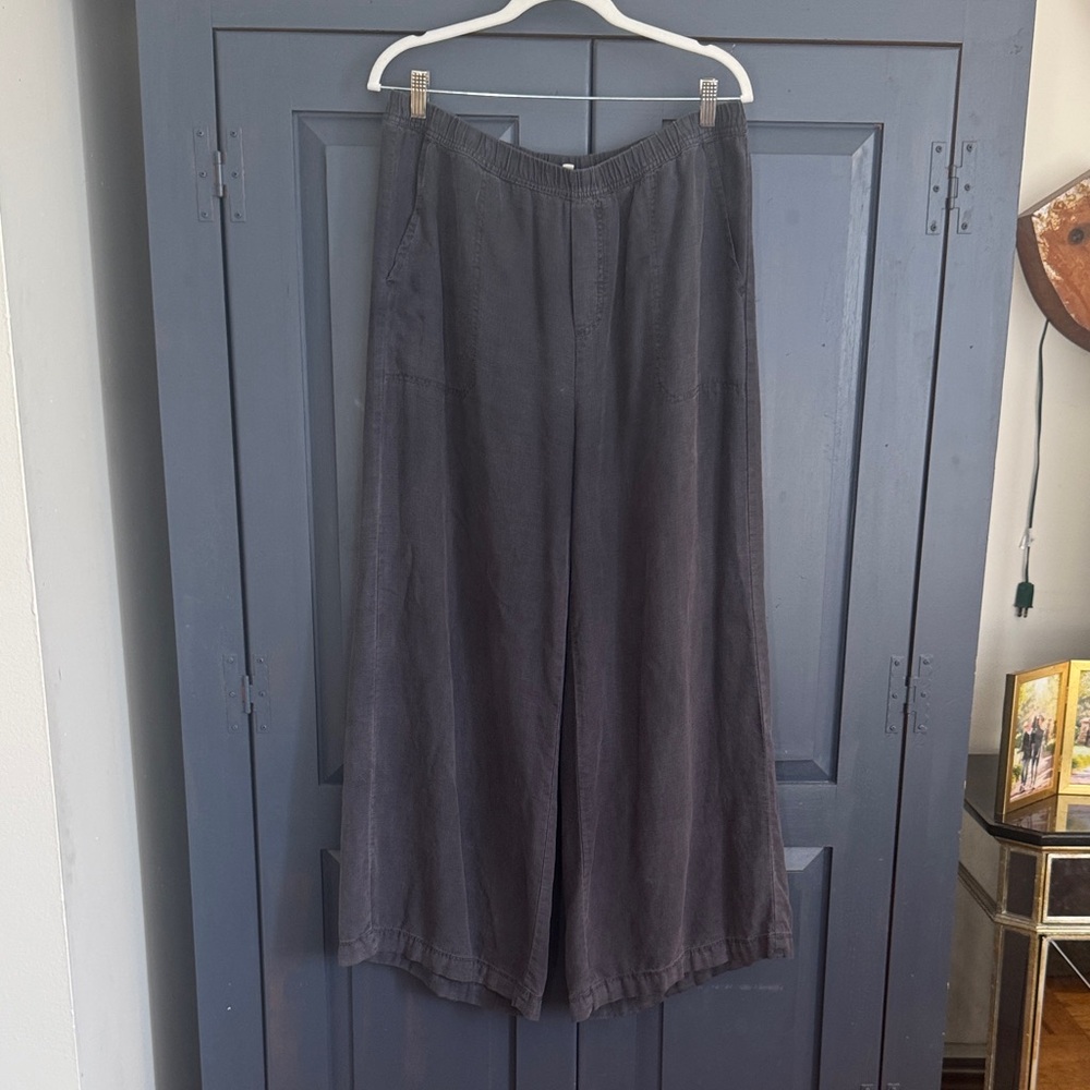 Splendid Angie Palazzo Dark Gray Pants